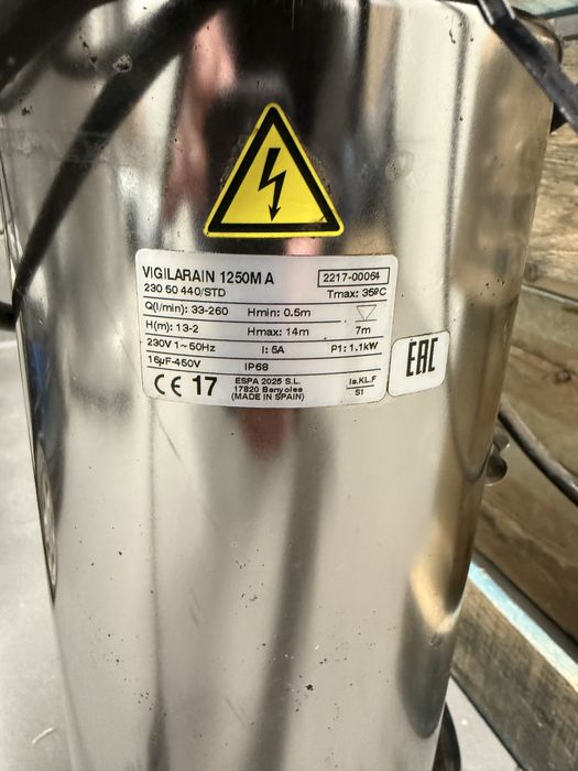 Pompa do studni, zbiornika wody deszczowej