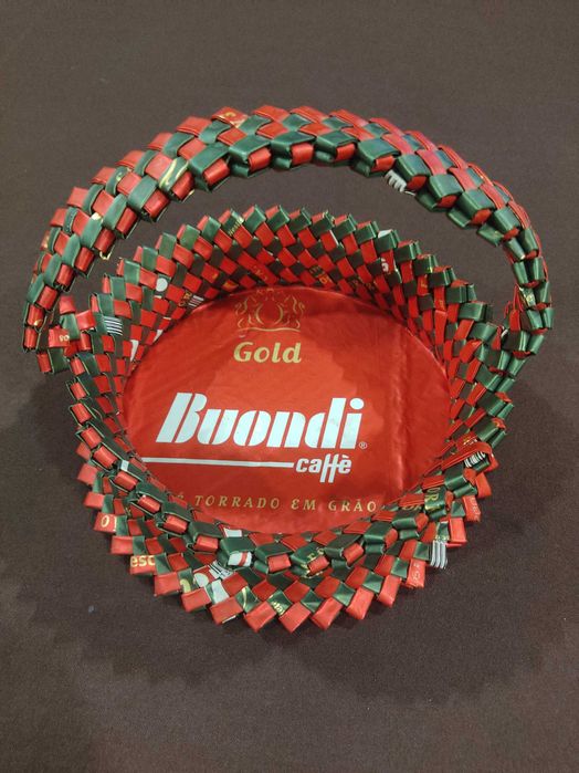 Upcycling: cesta para cápsulas de café