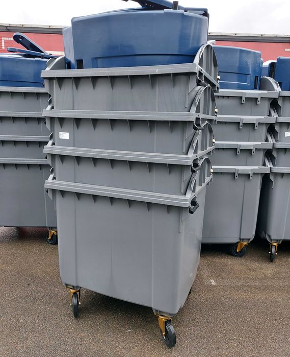 Контейнер для сбора мусора евроконтейнер мусорный бак сферическая 1100