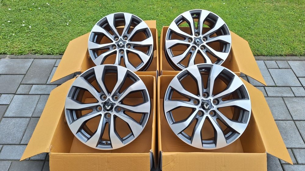 Nowe Alufelgi 5x114,3 R17 Renault Megane IV Kadjar Captur Kangoo Trafic Talisman Duster Nissan Qashqai Juke