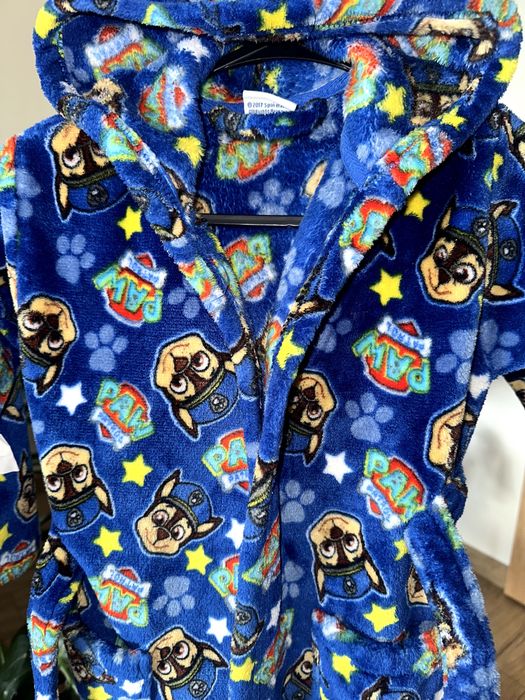 Psi patrol szlafrok puszysty 3-4 l