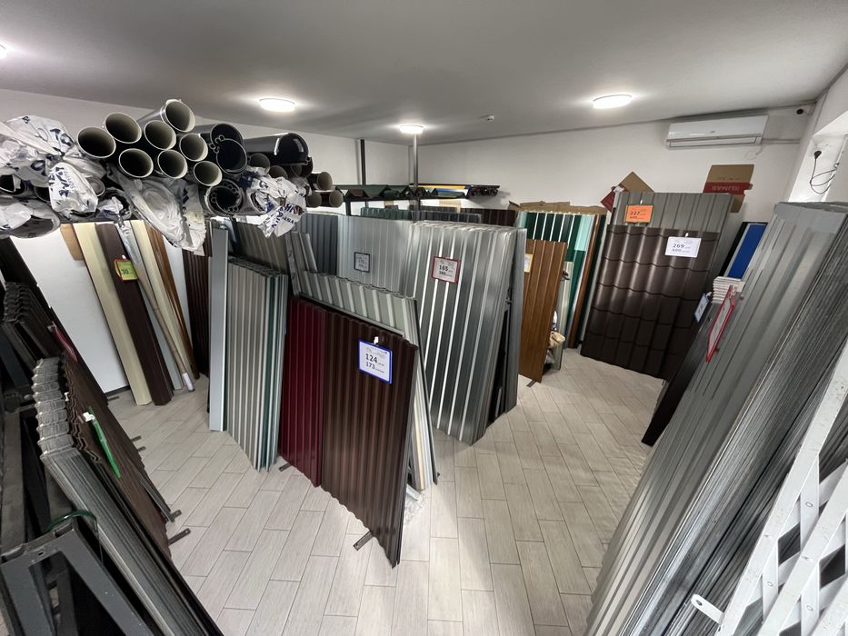 Профлист і металочерепиця різна товщина в колір і оценкована