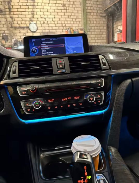 Рамка климата с подсветкой BMW F30 F32 F36 F31 F35 F34 F80 F82 F83