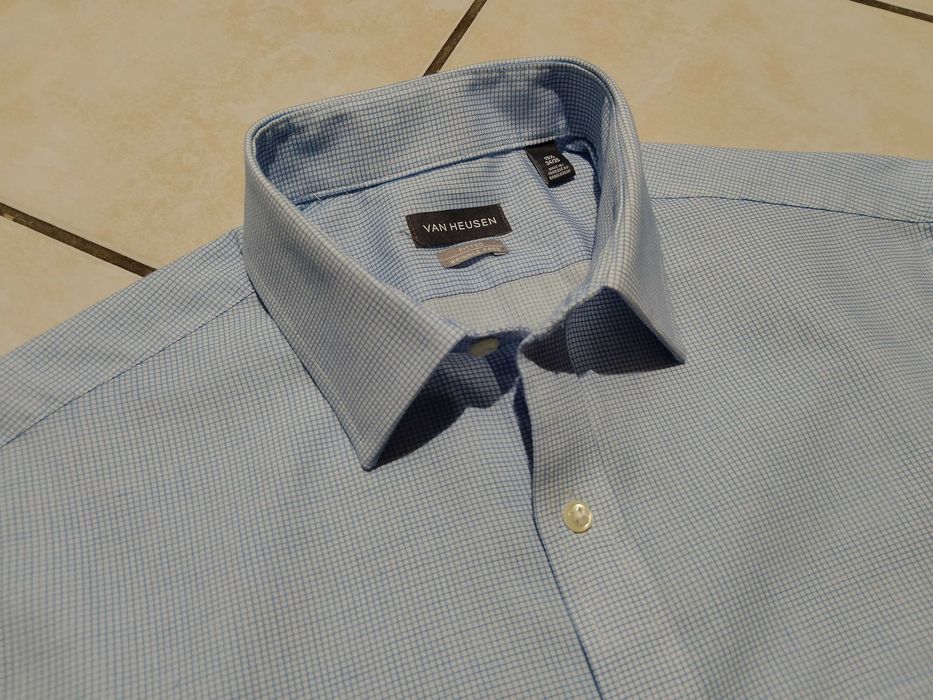 VAN HEUSEN USA - NOWA! Markowa Koszula Męska rozmiar L