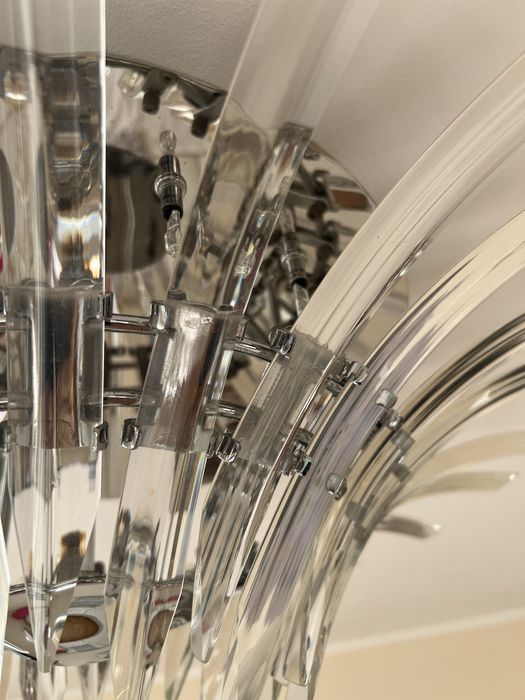 Żyrandol szklany plafon glamour Maxlight Kristal 3960/12 C