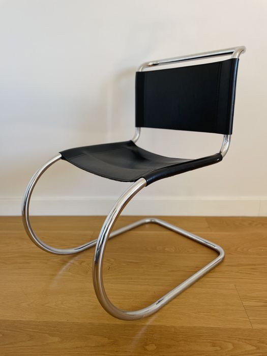 Par de cadeiras Mies van der Rohe modelo MR 10 originais