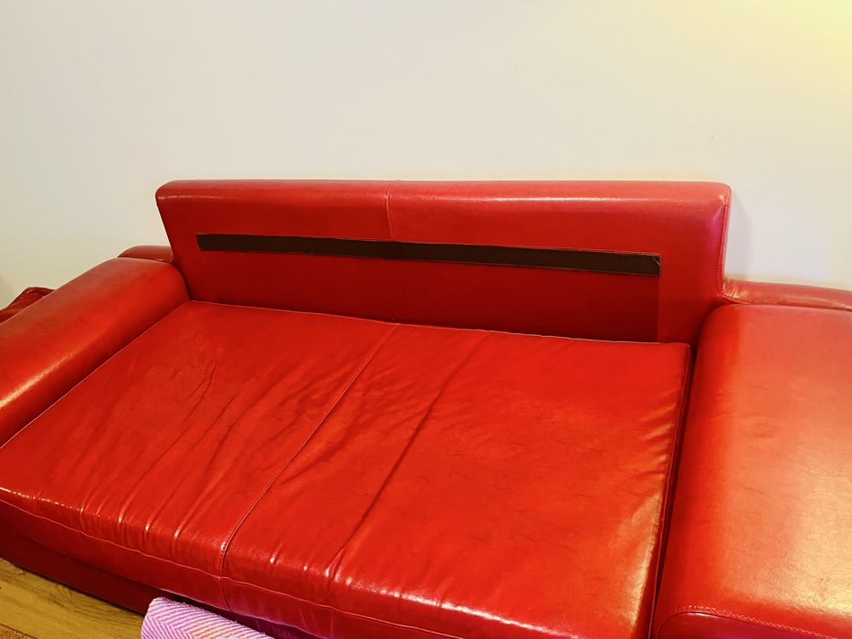 Sofá couro excelente estado