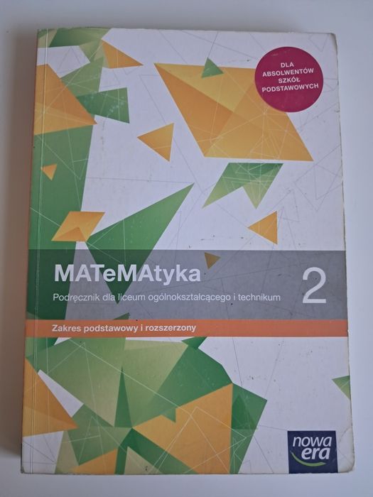 Podręcznik Matematyka 2 Nowa era poziom podstawowy i rozszerzony
