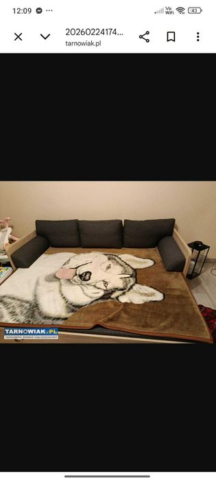 Sprzedam łóżko w raz z poduszkami 151 cm boki