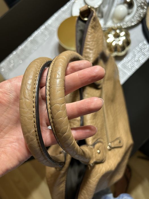 Torebka shoperka beżowa Parfois