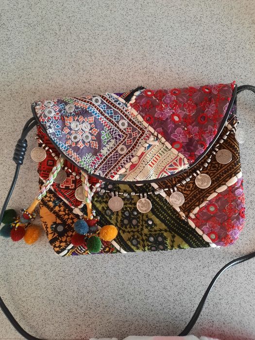Женская сумка тканевая индийская