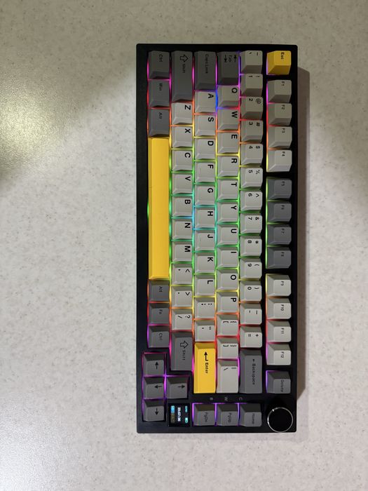 Ігрова клавіатура Ajazz ak820pro grey