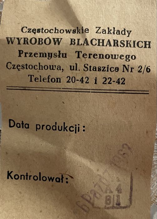 Latarka Sygnalizacyjna WP nowa