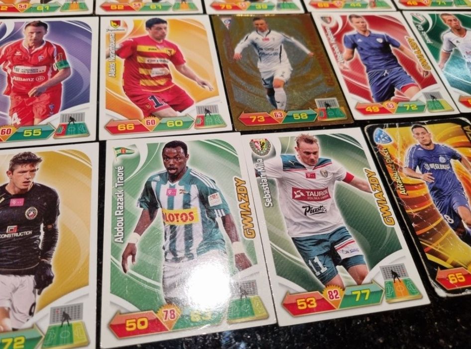 Karty piłkarskie Panini Adrenalyn Ekstraklasa Piech Mila Traore Cani