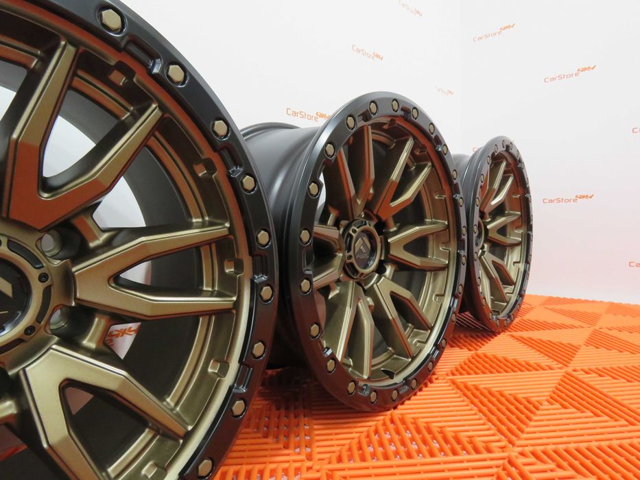 Jantes Fuel Rebel 17 x 9j et -12 6x139.7 106.1 Look Beadlock