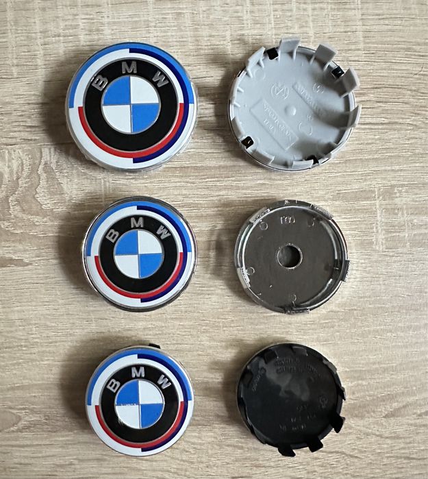 Conjunto 4 Centros Tampas Jantes BMW 56mm 60mm 65mm 68mm 75mm