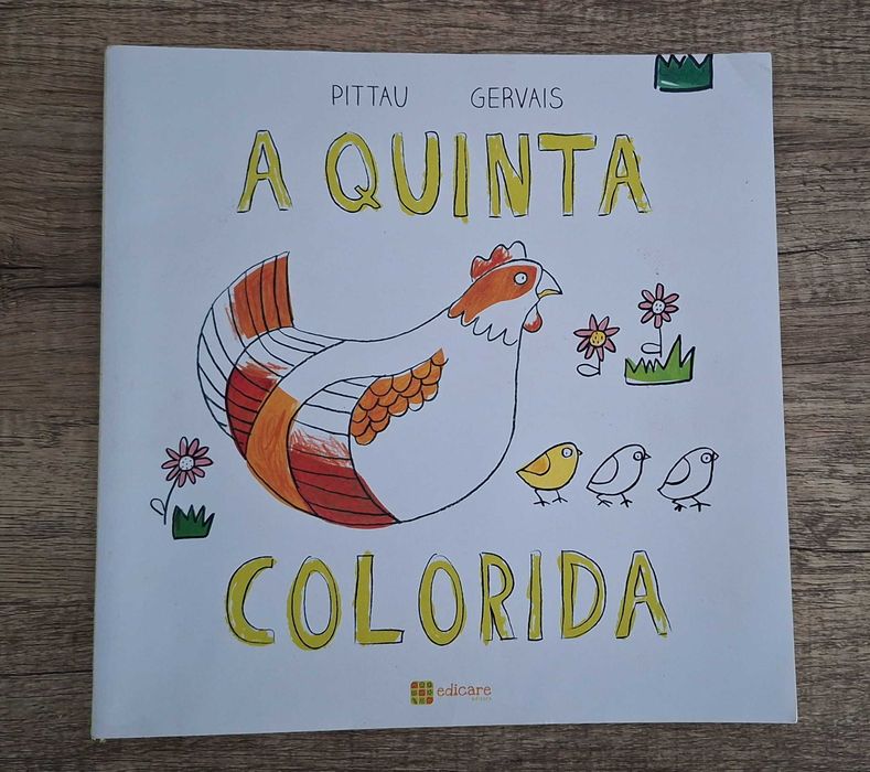 Lote 3 Livros Infantis – "A Natureza Colorida" , "A Quinta" e "As Cores" (Excelente Estado)