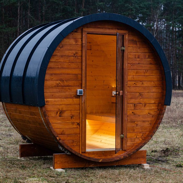 Sauna ogrodowa beczka Premium S