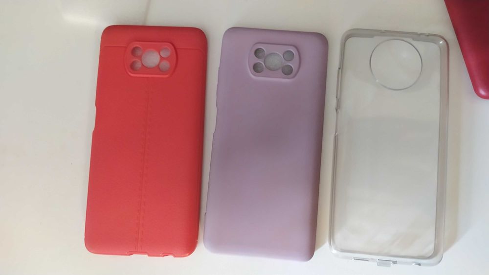 набор чехлов для POCO X3 новые