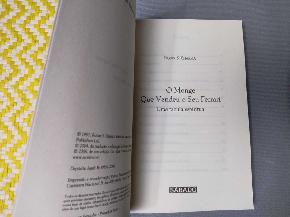 O Monge que vendeu o seu Ferrari -
Robin S. Sharma