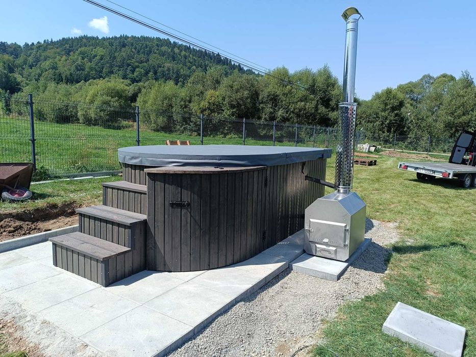 Basen Wolnostojący LAVA Pool, pełne wyposażenie Balia Jacuzzi Dostępne