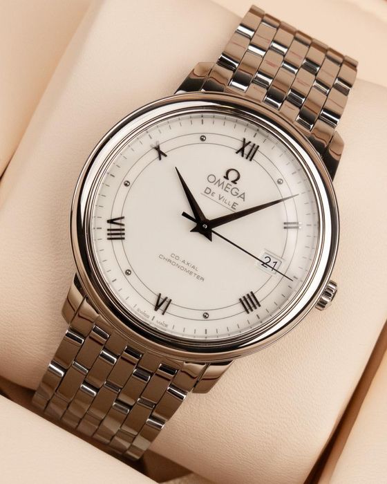 Zegarek męski Omega De ville Prestige Co-Axial 424.10.37.20.04.001