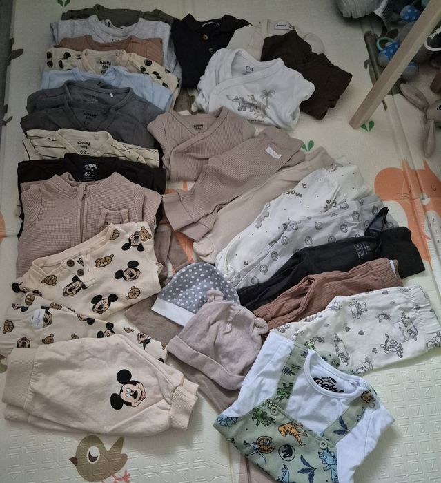 Paka ubranek r. 62 chłopiec