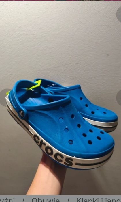 Crocs 45 11 niebieskie