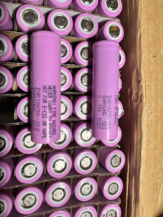 Akumulator litowo-jonowy 18650 SAMSUNG 30Q ogniwo wysokoprądowe 100szt