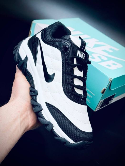 Nike air max porta Мужские кроссовки Найк Аир Макс Кожаные белые красовки Найк Новинка лето 2026 l•чоловічі шкіряні кросівки•найк •кожані nike