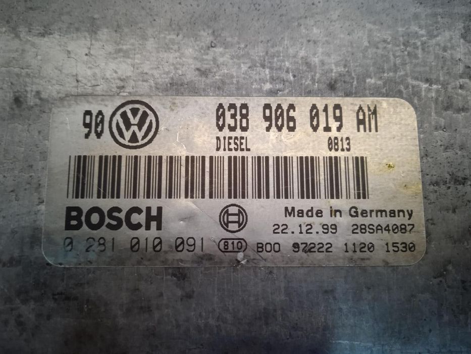 CENTRALINA MOTOR UCE VOLKSWAGEN BORA 2003 -0281010091