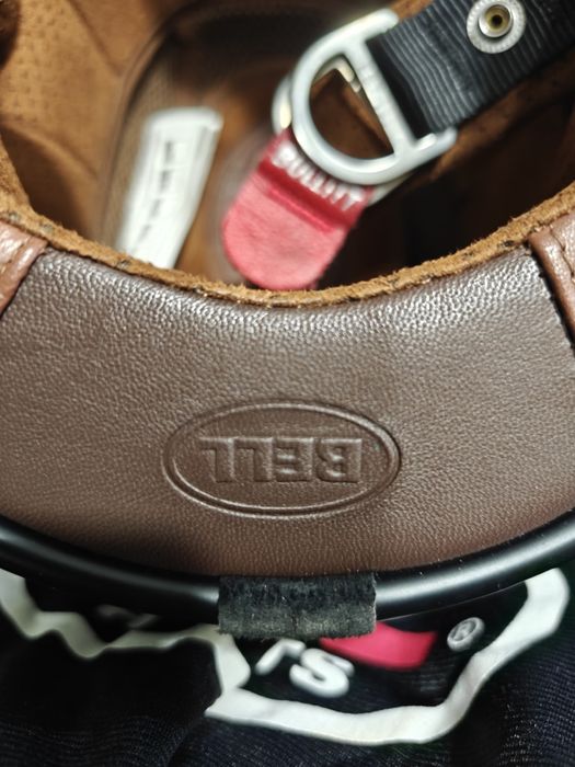 Capacete mota Bell retro