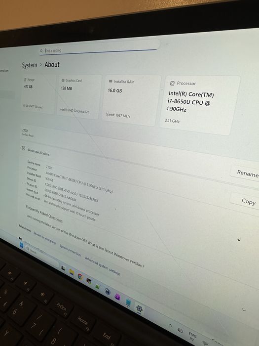 Microsoft Surface pro 6