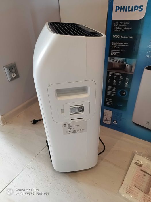 Oczyszczacz nawilżacz powietrza 250 m3 500 ml/h Philips AC2729 GW