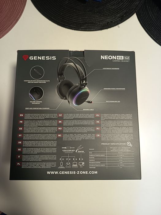 Słuchawki Genesis neon 613