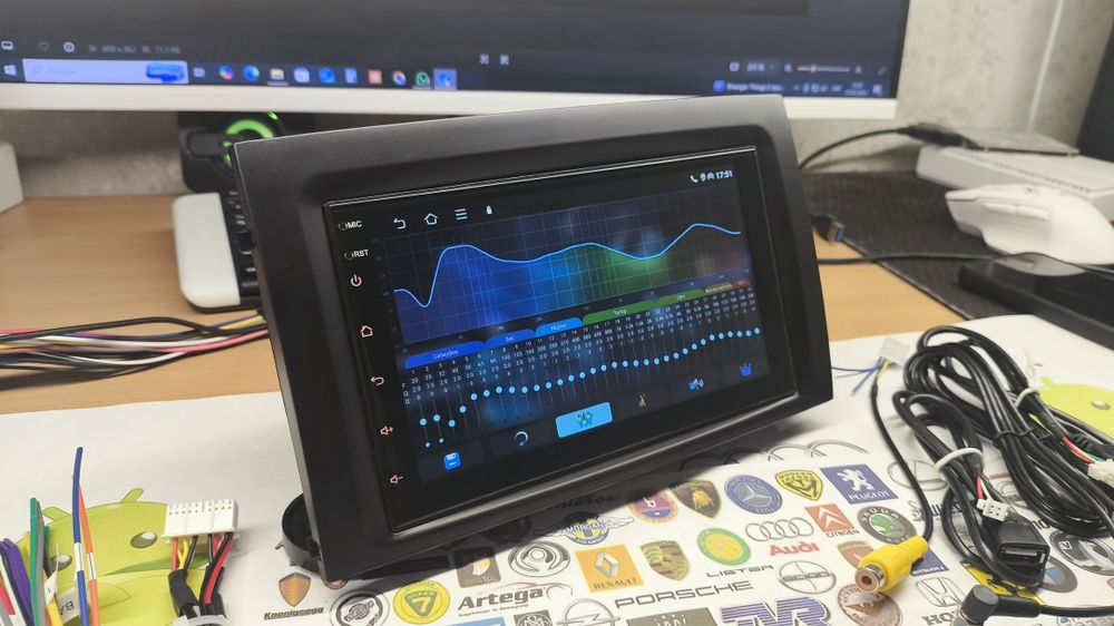 ‼️+Камера‼️Рамка + Магнитола Skoda Fabia 1 Android. або Windows