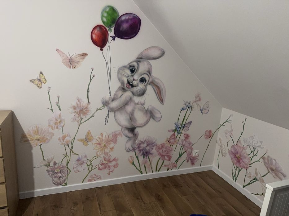 Malarstwo artystyczne mural graffiti customizacja aerograf airbrush