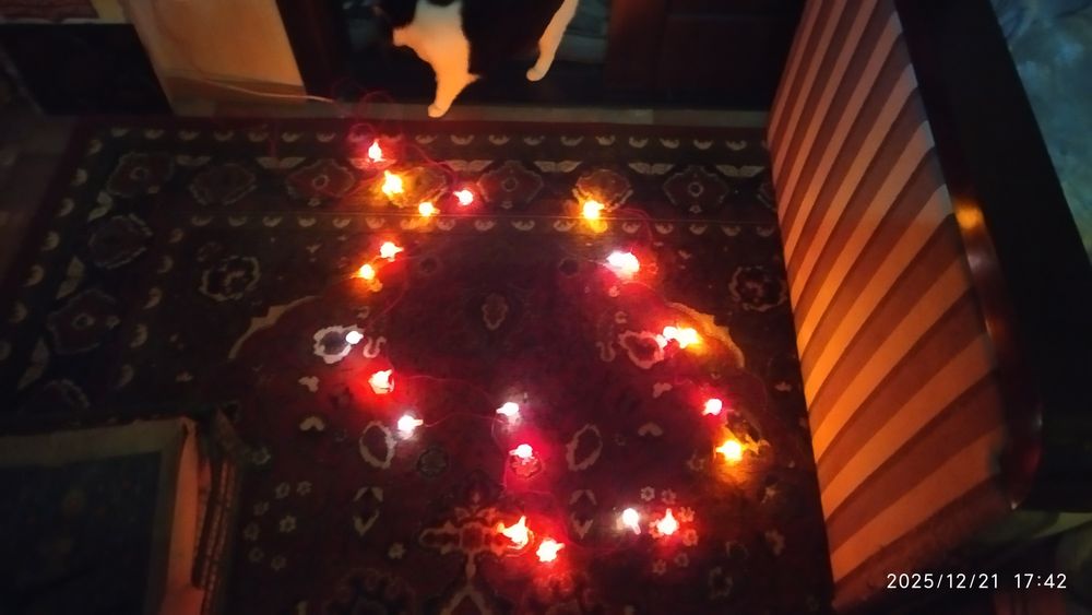 Ёлочная гирлянда Спектр - СССР