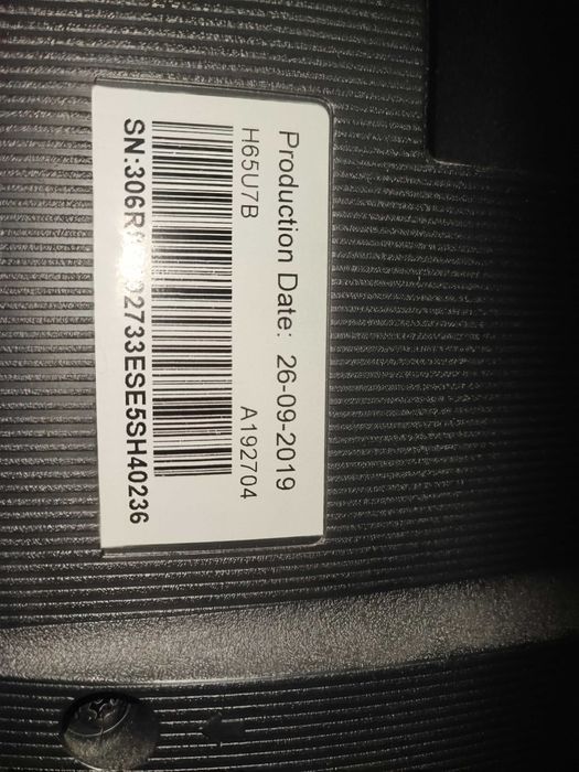 TV HISENSE 65" para peças