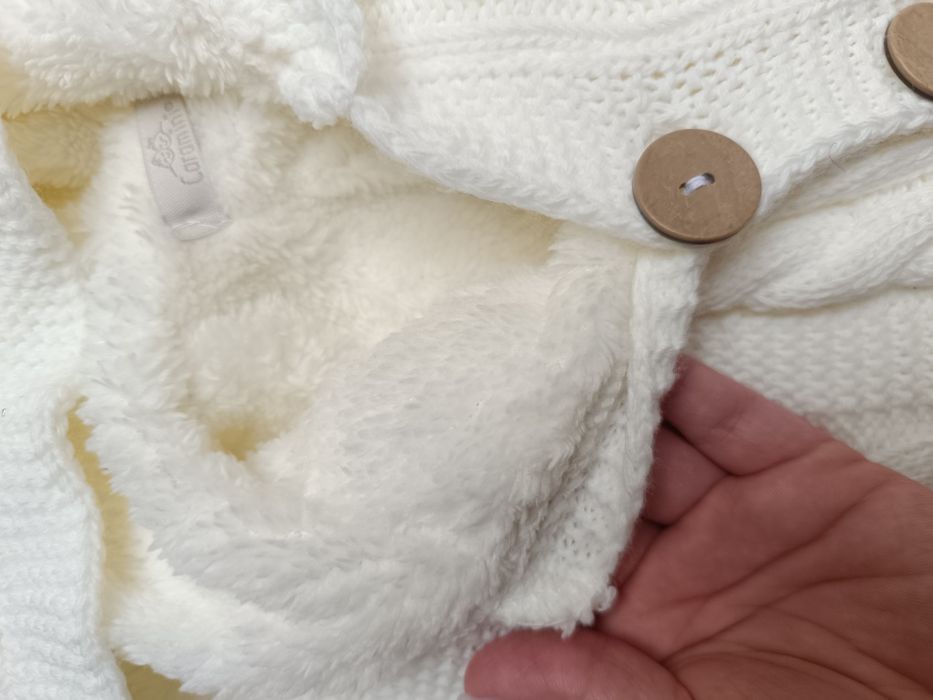 Дитячий в'язаний комбінезон  для двійнят