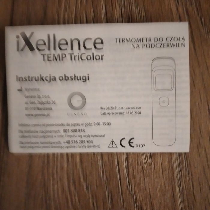 Termometr bezdotykowy
