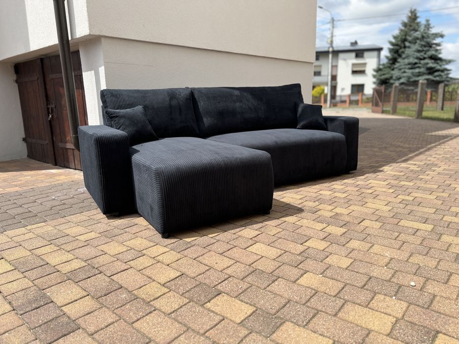 NOWY narożnik FABI z funkcją spania, sofa i kanapa