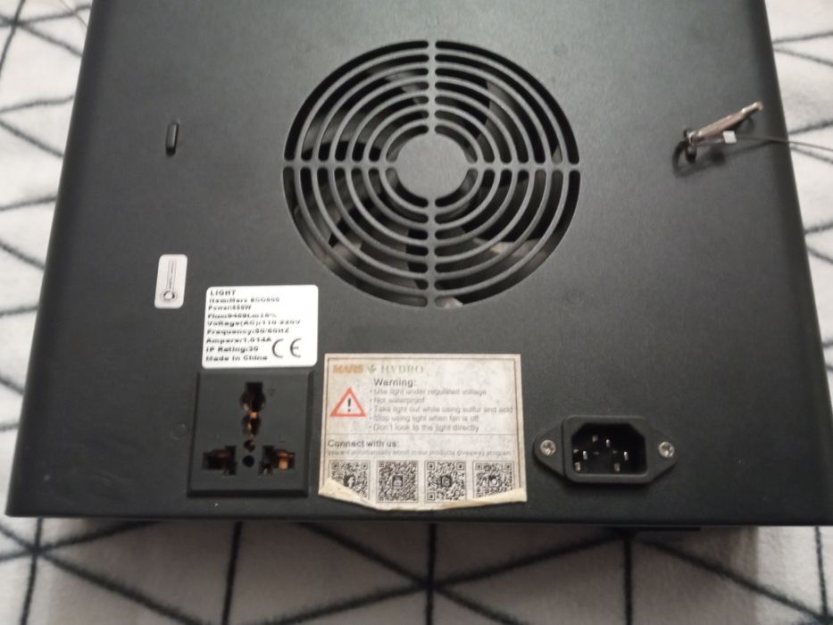 Lampa Mars Hydro do uprawy roślin Grow box 600 W