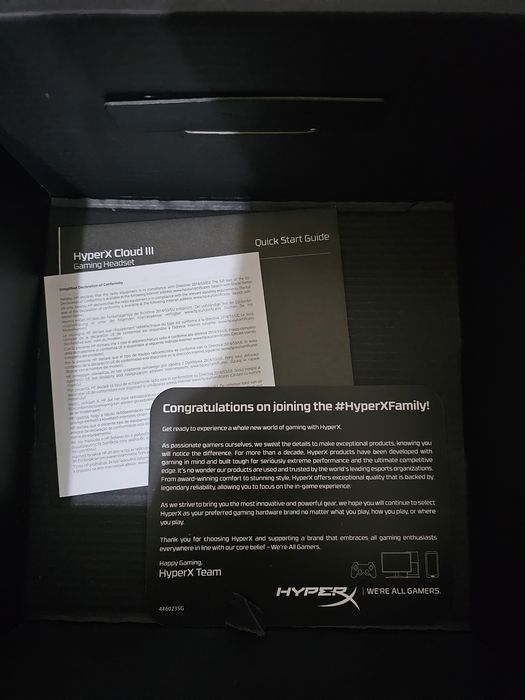 Headset HyperX Cloud III DTS Preto