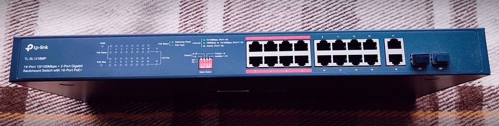 Poe комутатор Tp-link  16 портів + sfp