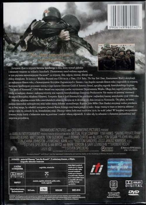 Szeregowiec Ryan Widescreen Collection Dvd Edycja Kolekcjonerska