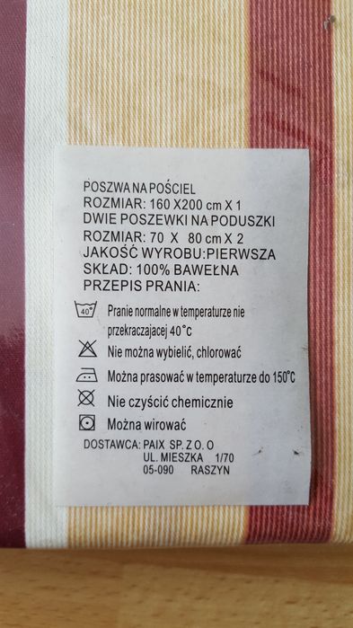 Komplet pościeli satynowej Elway 160x200