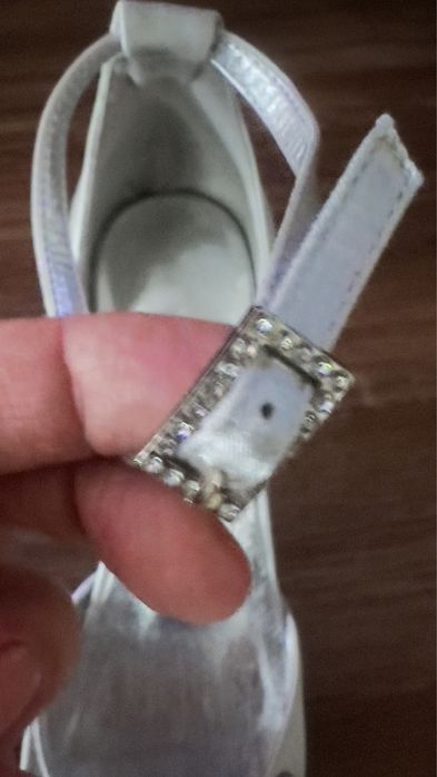 Buty wizytowe satynowe