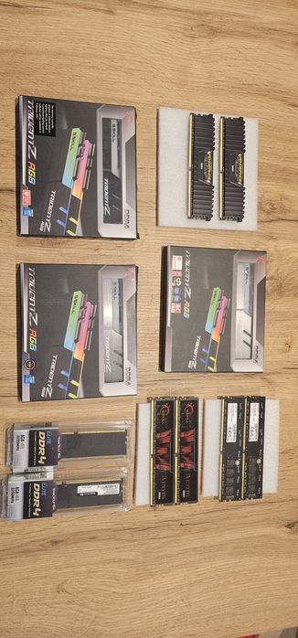 Memórias RAM ddr4 2x8gb – 3200/3600mhz – G.Skill, Corsair, Adata, TeamGroup