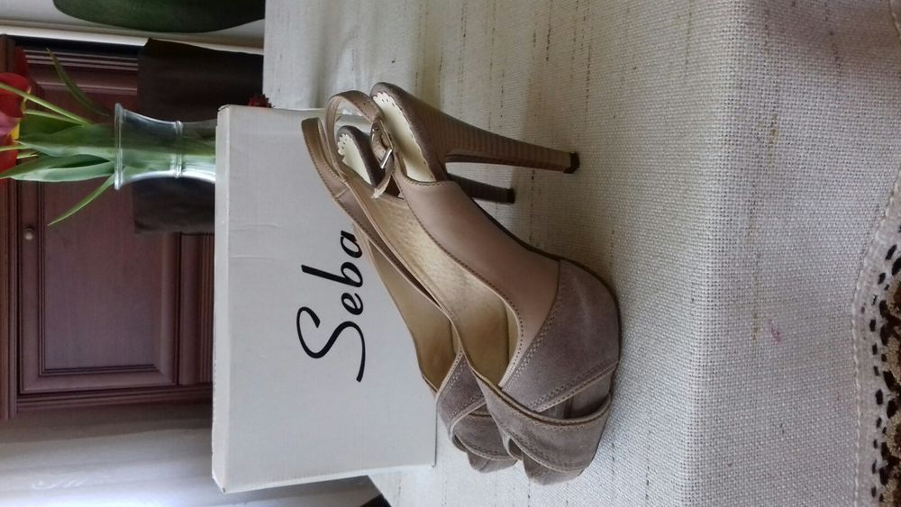 Eleganckie skórzane buty